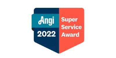 Icon Logo for the industry authority directory, Angi. Synergy Power Systems, Inc has received a Super Service Award for their excellence from Angi