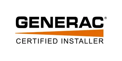 Generac Generator Logo for the worldwide brand, Generac. Synergy Power Systems, Inc is a certified and licensed Generac sales and service dealer.